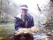 Matjaz and Marble trout, April